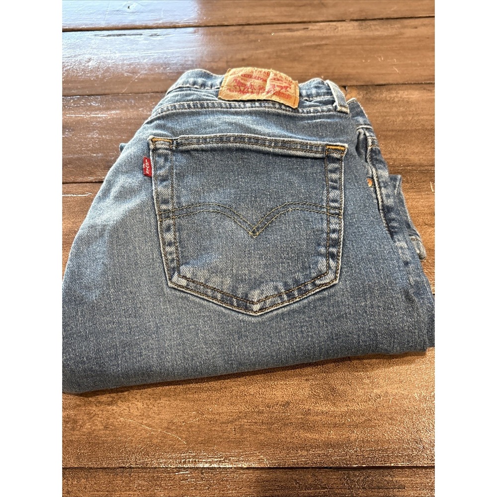 Levi's 505 Men's Denim Blue‎ Jeans 30X32 Cotton Levi